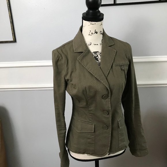 New York & Company Jackets & Blazers - New York & Co Olive Green Jacket